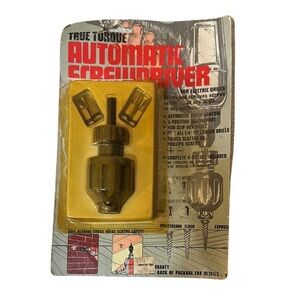 Vintage True Torque Automatic Screwdriver Depth Attachment Taped Down